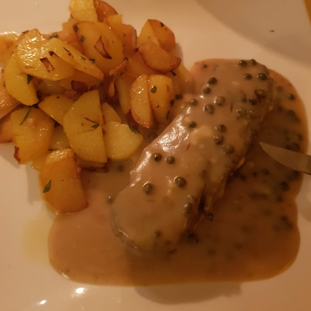 Pfeffer Rumpsteak Mit Bratkartoffeln