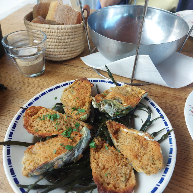 Huitres Gratinées