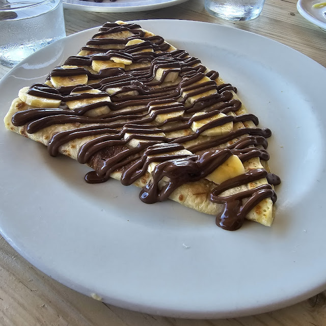 Crepe Con Chocolate Y Plátano