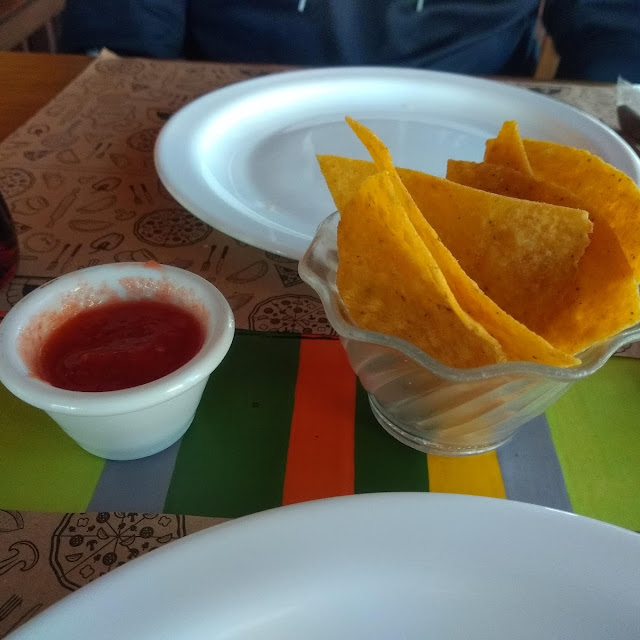 Nachos Con Salsa Picante