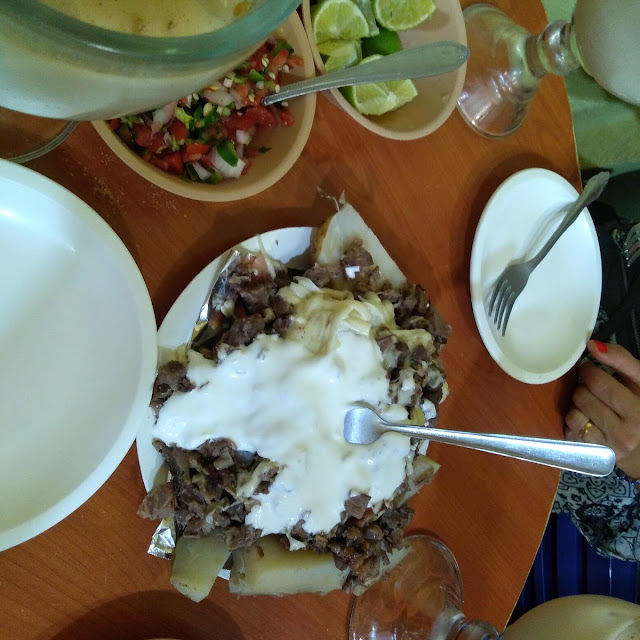 Papa Con Bistec