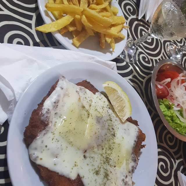 Milanesa de Surubi Al Roquefort