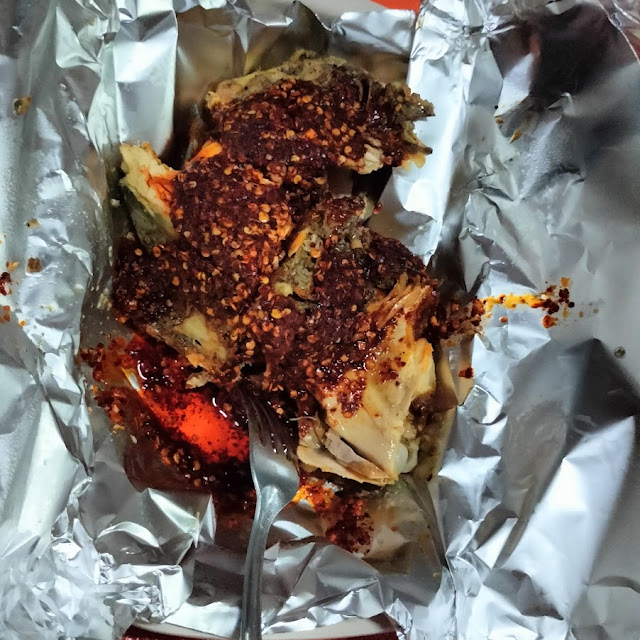 Pollo Bañado En Chiltepin