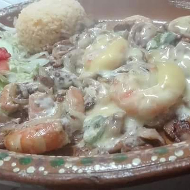 Camarón Con Pulpo Gratinado