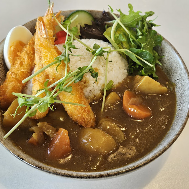 Japanese Curry Rice with Katsu Prawns