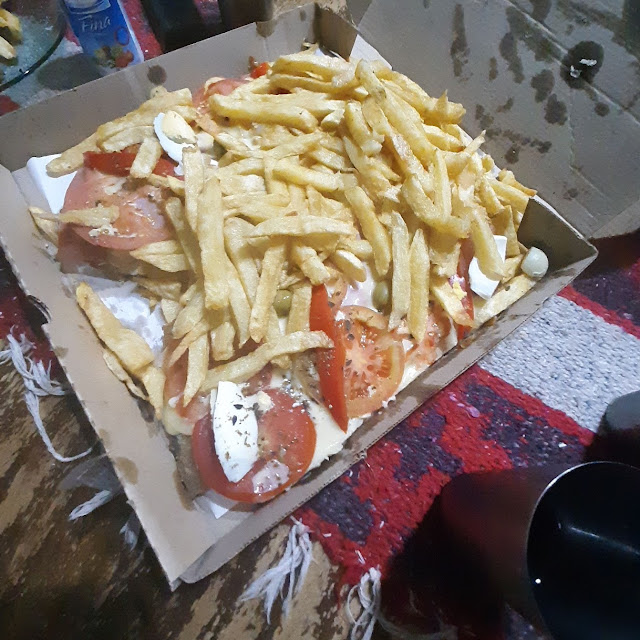 Milanesa A la Napolitana Y Guarnición de Fritas