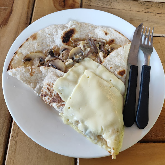 Creps de Pollo Y Champiñones