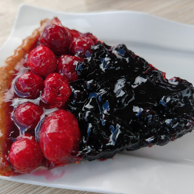 Tarte Myrtilles Framboises Maison