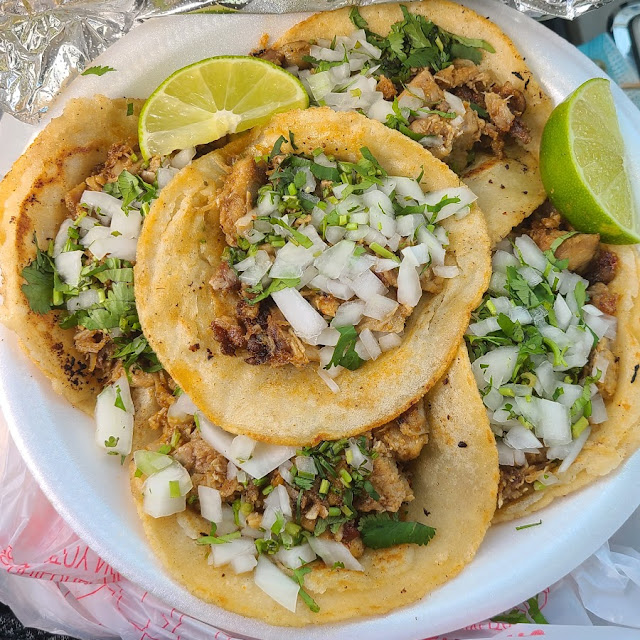 Carnitas Tacos with Everything
