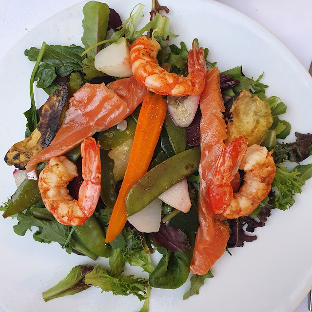 Salade Estivale Aux Gambas Marinés