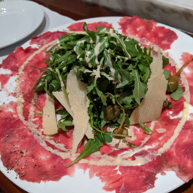 Beef Carpaccio with Arugula and Parmesan