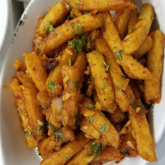 Honey Chilly Potatoes