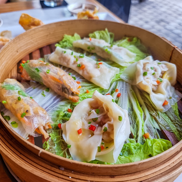 Tempe & Mushroom Rice Paper Roll