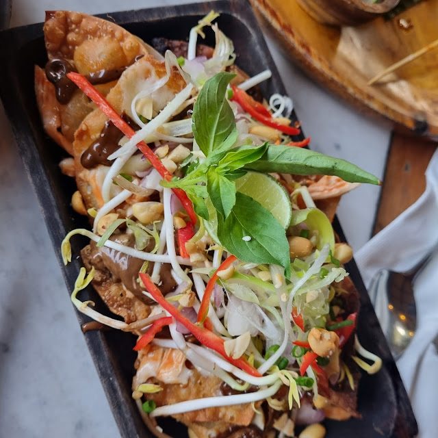 Chicken Pad Thai Nacho