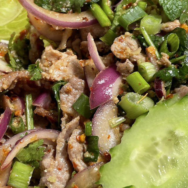 Namtok Moo Pork Salad