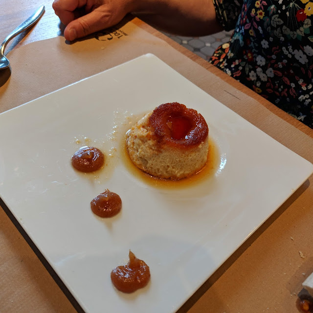 Flan de Queso Idiazabal Con Crema de Membrillo