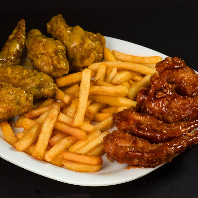 Alitas de Pollo 3 Sabores BBQ Miel Mostaza Y Picante