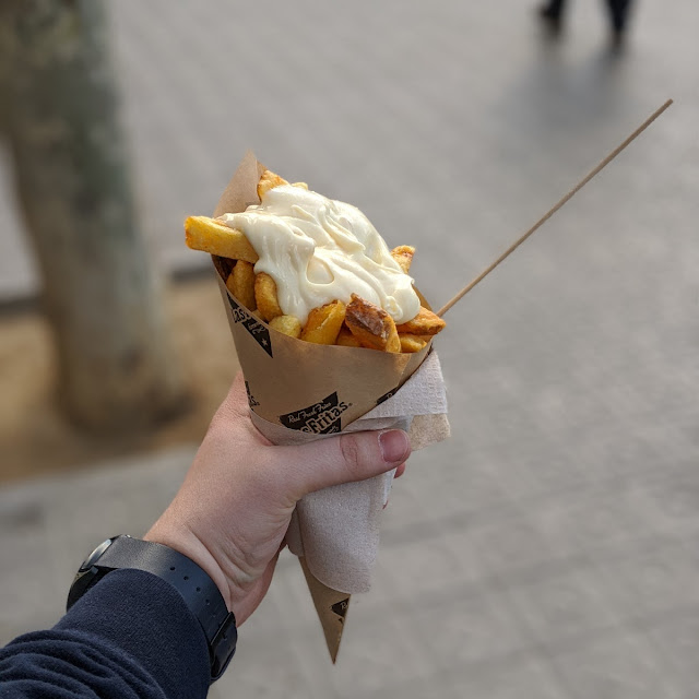 Patatas Fritas Con Mayonesa