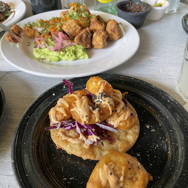 Tostada Camarón Caramelo