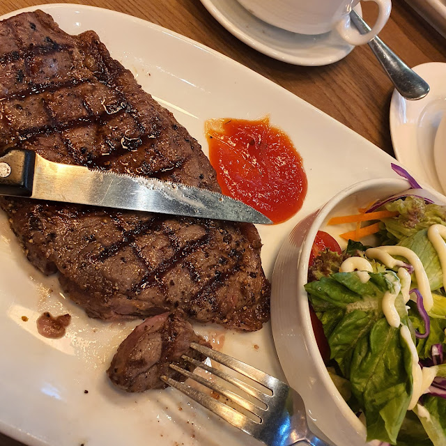 Medium Well Ribeye Steak
