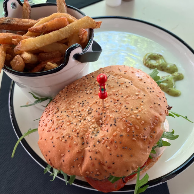 Burger and Chips