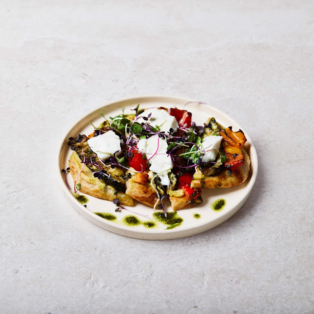 Feta & Winter Hummus Tartine