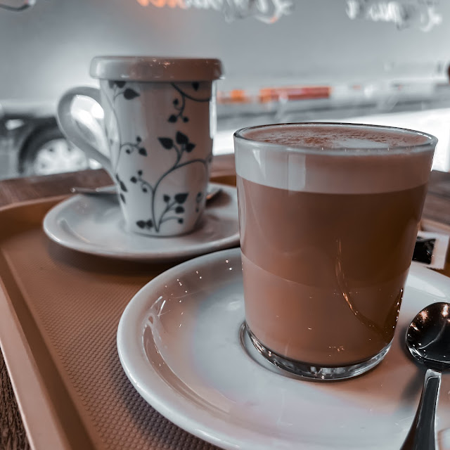 Cafe Con Leche En Vaso