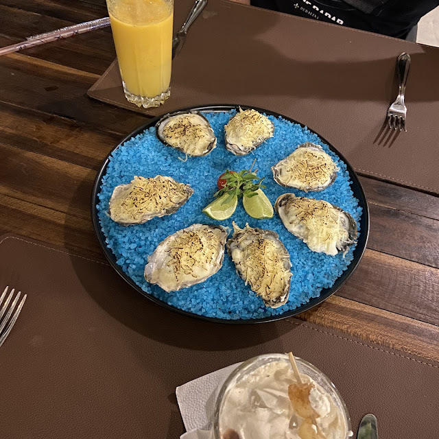 Ostras Gratinadas