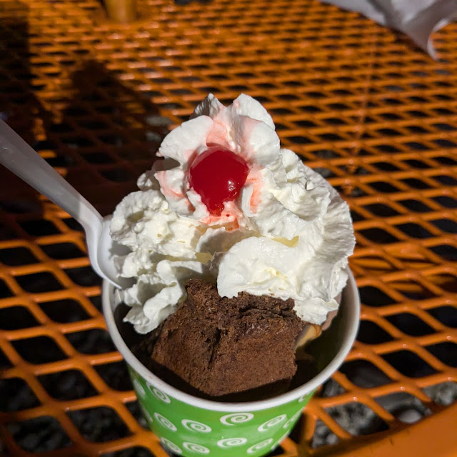 Chocolate Peanut Butter Ripple Sundae