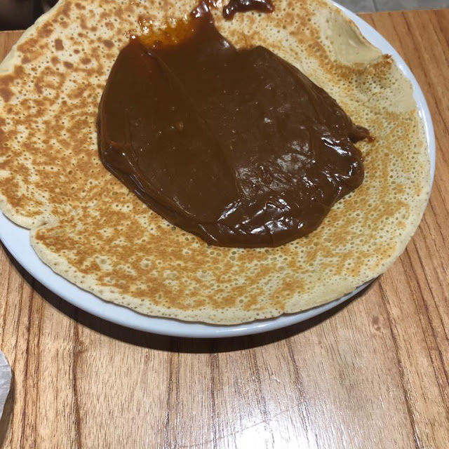 Panqueque Con Dulce de Leche