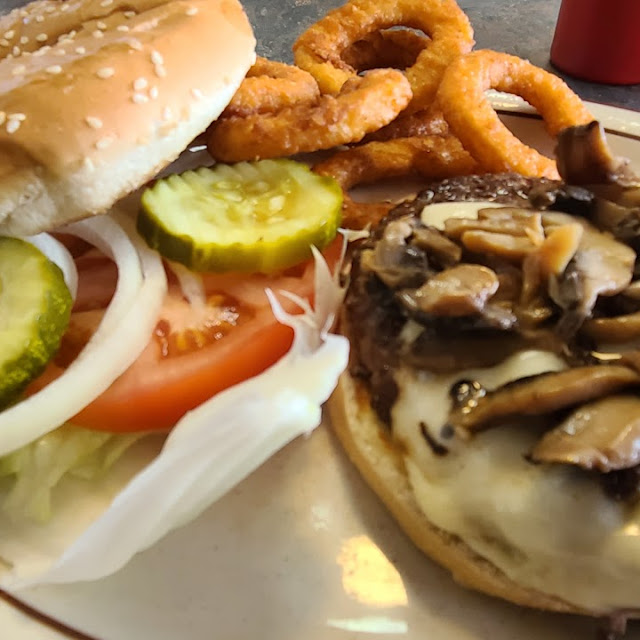 Swiss Mushroom Burger