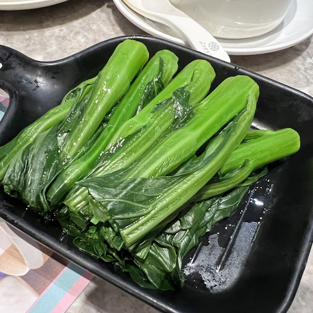 Poached Choi Sum