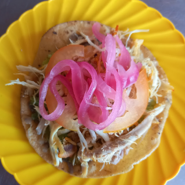 Tostada de Carne de Pollo