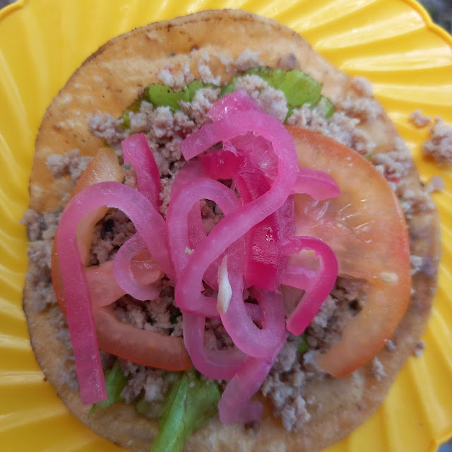 Tostada de Carne Molida