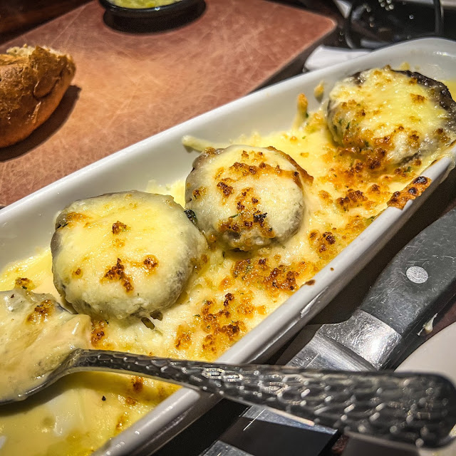White Cheddar Stuffed Mushrooms