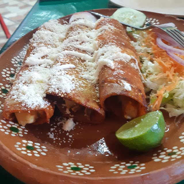 Enchiladas de Pollo