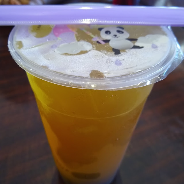 Mango Green Tea Bubble Tea