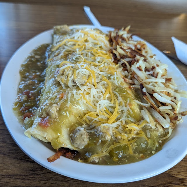 Smothered Breakfast Burrito