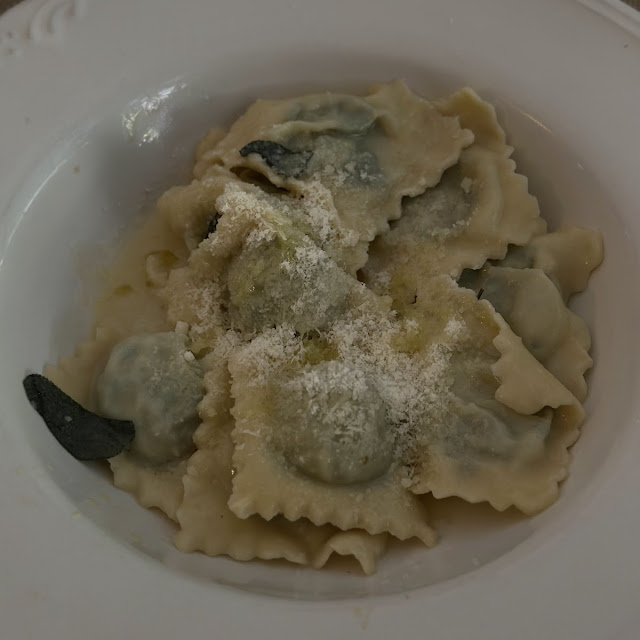 Feta and Spinach Ravioli