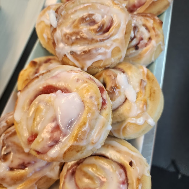 Vegan Apple Rhubarb Scrolls from Conscious Kitchen Collective