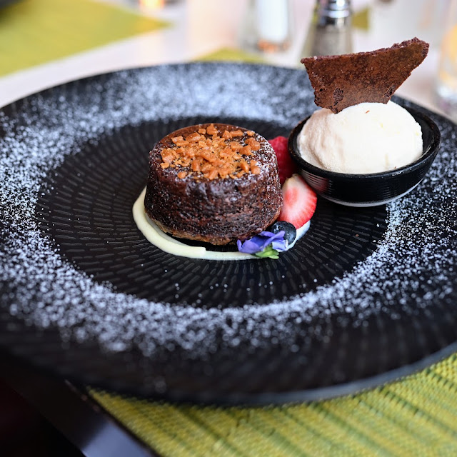 Warm Chocolate Toffee Brownie