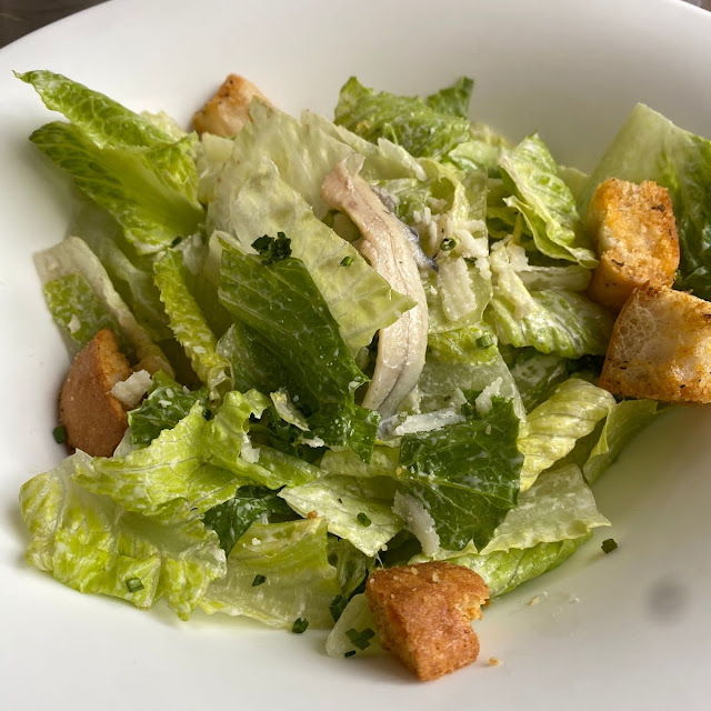Traditional Caesar Salad White Anchovies Reggiano Parmesan Classic Caesar Dressing
