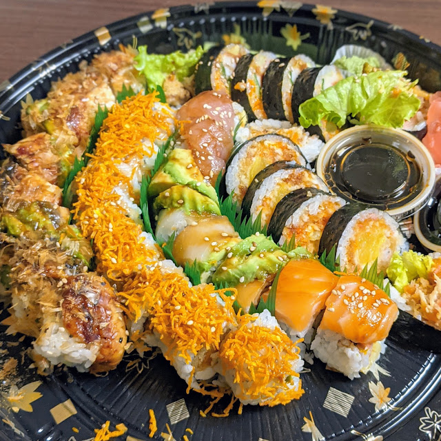 Spider Roll Exotica Roll Rainbow Roll Dancing Eel Roll