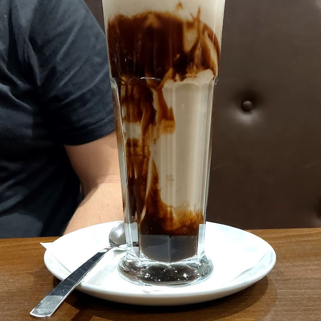 Iced Chocolate It Normally Comes with Cream Also