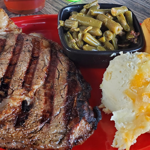 Ribeye Steal and Mashed Potatoes