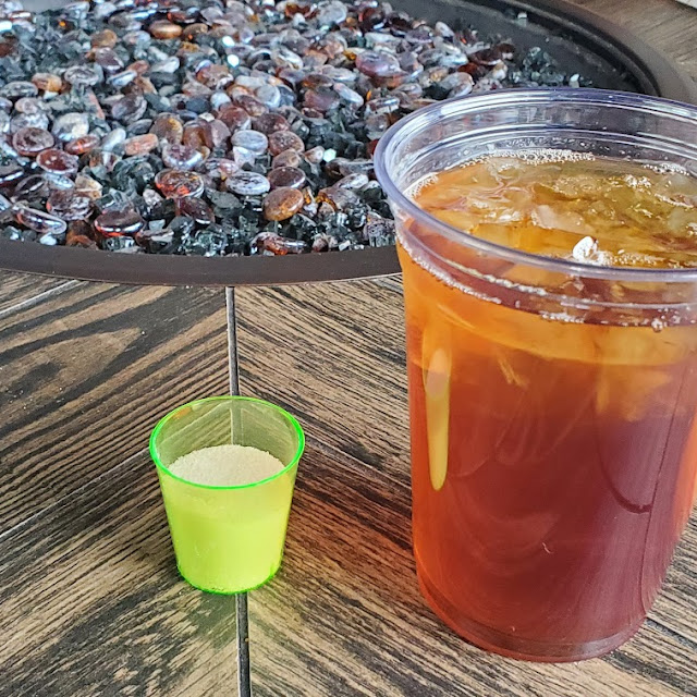 Fresh Iced Tea with a Sugar Shot