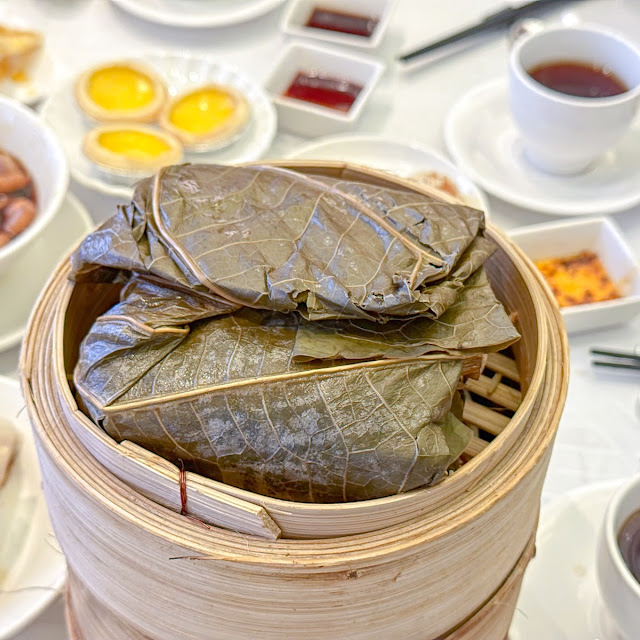 Steamed Glutinous Rice with Assorted Meat Wrapped in Lotus Leaf