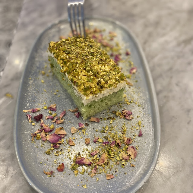 Homemade Pistachio Milk Cake