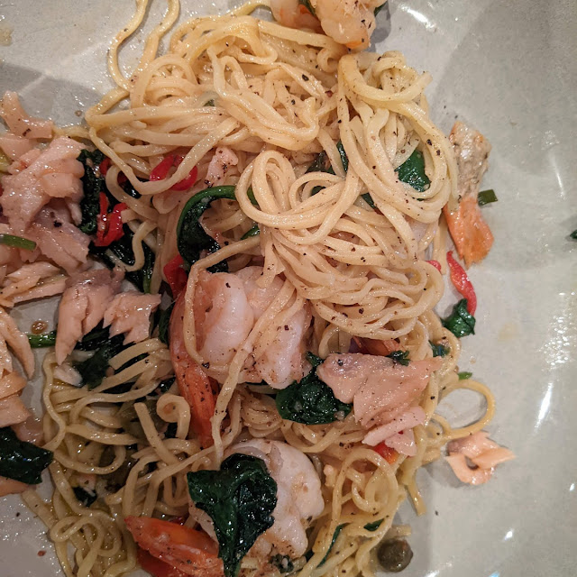 Angel Hair Pasta with Seafood