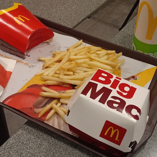 Big Mac Burger and Fries